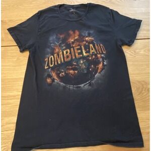 Zombieland 2009 Black M Horror Comedy Movie Licensed Movie T-shirt Changes Brand